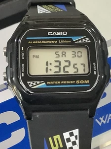 CASIO W 66 Mod. 590 " FORMULA " RARO VINTAGE Años 80/90 " NEW BAND CASIO!! - Picture 1 of 10