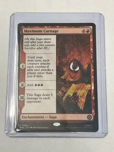 Maximum Carnage 83 MTG Marvels Spider-Man 2025 Near Mint Non Foil Rare - Picture 1 of 13