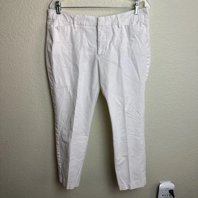 Stylus Women's Pant White Size 12 Cropped Stretch Pockets - Image 1 of 4