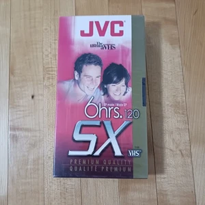 New & Sealed! Blank VHS Tape JVC T-120 SX Premium Quality 6 Hours - Picture 1 of 5