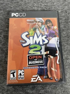 The Sims 2 Open for Business PC Expansion Pack Complete Manual Disc Tested - Picture 1 of 7