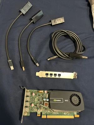 Scheda video NVIDIA Quadro NVS510 PCI-E 2 GB Mini Displayport 4x adattatori e piastre - Immagine 1 di 4