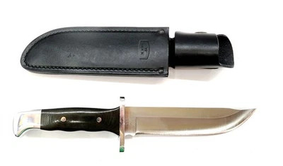 Cuchillo Frontiersman Buck 124 2017 con funda de cuero sin usar/como nuevo Foto 1 de 4