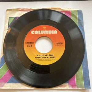 45 rpm vinyl, Willie Nelson, always on my mind - Picture 1 of 4