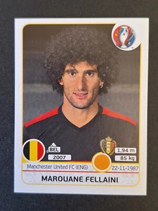 Marouane Fellaini 474 Belgium Sticker Panini UEFA EURO 2016 France - Picture 1 of 3