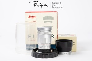 Leica Elmar-M 90mm F4 - v2 / 3 Elements with extra IUFOO lens hood (88-89%new)