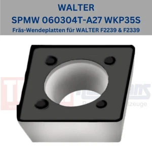10 x WALTER SPMW 060304T-A27 WKP35S (Bohr-Wendeplatten) - Picture 1 of 1