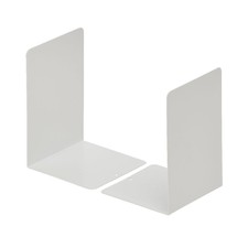 Otto Metal Bookends Medium White