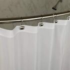 Short Cut Shower Curtain Liner -72 x 66 Short Shower Liner w/Magnets Fabric W...