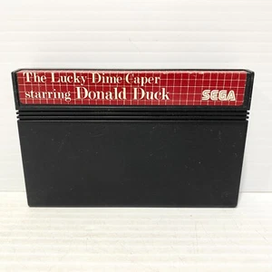 The Lucky Dime Caper Starring Donald Duck - Sega Master System - Tested & Works - Picture 1 of 3