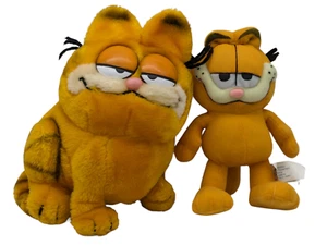 1-Garfield 9" Plush 1981 Dakin Sitting Cat Dankin-1 7.5" Garfield Cloth Plush - Picture 1 of 14