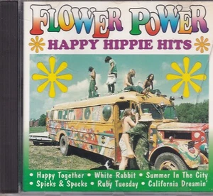 Flower Power Happy Hippie Hits - Turtles, Donovan, Melanie - CD-18- near mint - Bild 1 von 2