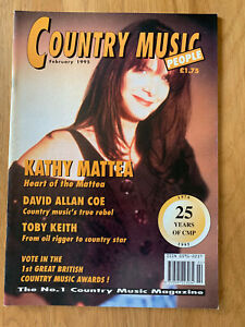 COUNTRY MUSIC PEOPLE Feb 1995 Kathy Mattea David Allan Coe Toby Keith