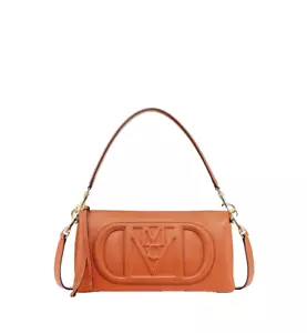 MCM MODE TRAVIA SHOULDER BAG IN BOMBAY BROWN SPANISH CALF LEATHER - Picture 1 of 4