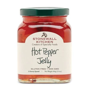 Hot Pepper Jelly 13 Ounce Sweet and Spicy Condiment for Bagels and Cooking - Picture 1 of 6