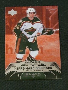 2007-08 UPPER DECK BLACK DIAMOND RUBY RED PIERRE-MARC BOUCHARD #43 #'ed 92/100 