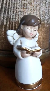 Statuina natalizia angelo ceramica italiana EGAN Italia vintage metà secolo MCM - Foto 1 di 5
