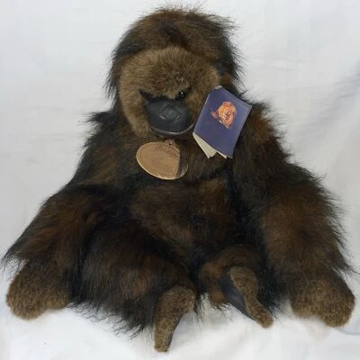 NWT 1996 Classic Aurora 12” African Gorilla Stuffed Ape Plush NEW WITH TAGS - Image 1 of 4