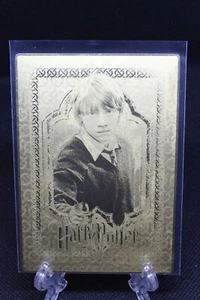 Ron Weasley (Rupert Grint) - BT3 Gold Metal Box Topper - Harry Potter Card - Picture 1 of 2