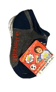 5 Pair RYAN’S WORLD Toddler Boy Size 4 1/2-8 1/2 No Show Ankle Socks - Picture 1 of 4