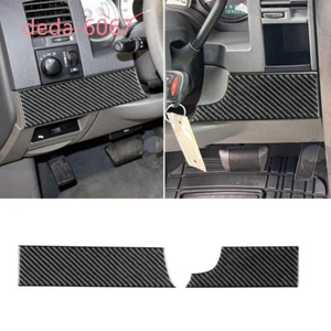 2x Cubierta del panel del tablero de instrumentos del lado del conductor de fibra de carbono apta para Dodge Durango 2004-2009 - Imagen 1 de 11