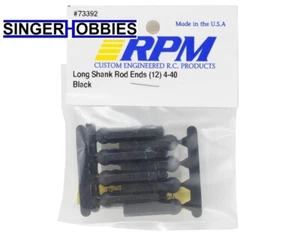 RPM 73392 langer Schaft 4-40 Gelenkköpfe (schwarz) (12) zugehörige RC10/SC10 HH - Bild 1 von 2