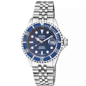 Men’s Gevril 4851B Wall Street Swiss Automatic Watch - Picture 1 of 3