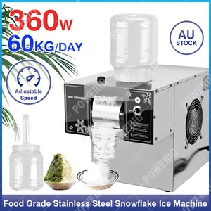 60KG/24H Commercial Snowflake Ice Machine Maker Countertop Milk Snow Ice Machine - Picture 1 of 19