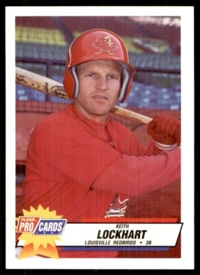 1993 Fleer ProCards Triple A All-Stars Keith Lockhart Louisville Redbirds - Image 1 of 2