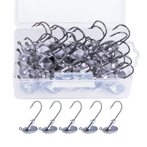 Goture 20/40pcs Stand Up Lead Jig Head 3.5g 5g 7g 10g 14g Fishing Hook Tackle - Picture 1 of 9