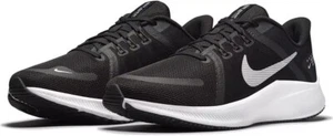 NIKE Quest 4 Mens Running Shoes DA1105-006 Black/White-DK Smoke Grey Sz 13 - Picture 1 of 7