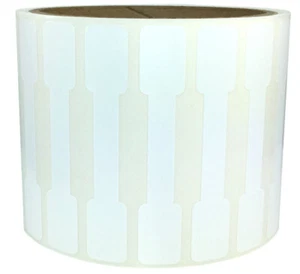 Etiquetas evidentes de manipulaciones en blanco | Forma especial rectangular de 2,75 x 0,5" | 500 en rollo - Imagen 1 de 5