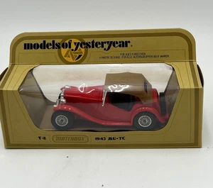 Matchbox Models of Yesteryear Y-8 1945 MG-TC Roadster Lesney England w/ Box NEW - Picture 1 of 16