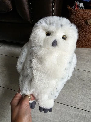 Living Nature White Snowy Owl Soft Plush Toy 28cm - Image 1 of 4
