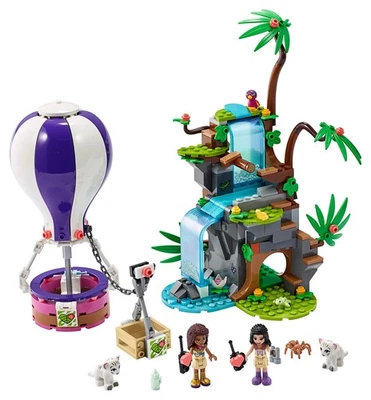 LEGO FRIENDS #41423 Tiger Hot Air Balloon Jungle Rescue  Complete w/Manual & Box - Image 1 of 4