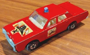 MATCHBOX LESNEY SUPERFAST 59 MERCURY FIRE CHIEF CAR - Picture 1 of 4