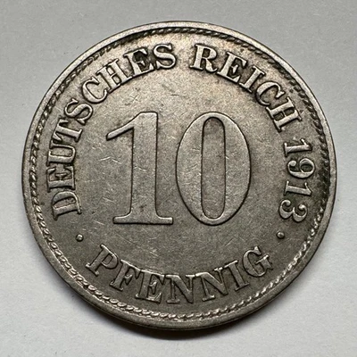 Moneda de 10 peniques Alemania 1913 - E #C-059 Foto 1 de 2