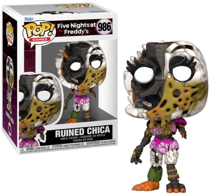 Funko Pop Games n. 986 Five Nights at Freddy's - Ruined Chica NUOVO