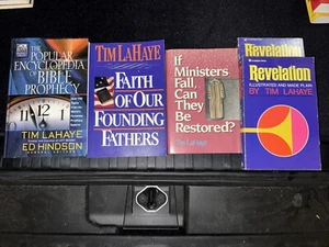 Lot Of 5 by Tim Lahaye ~ Bible Prophecy Faith Of Our founding father’s Revelatio - Picture 1 of 3