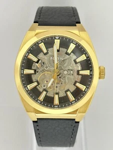 Fossil Herren Uhr Automatik 3 Zeiger Leder Schwarz  - Imagen 1 de 4