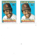 Tony Gwynn Topps 1988 Super Star Sticker #16 BOGO Free HOF
