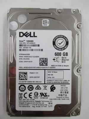 XXTRP 0XXTRP Dell 600GB 10000RPM 12Gbps SFF 2.5" SAS ST600MM0069 HDD HARD DRIVE - Image 1 of 2