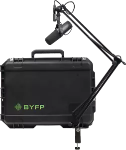 Pacchetto microfono doppia trasmissione Shure SM7B tourPack con braccio e BYFP ipCa - Foto 1 di 4