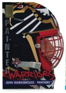 1996-97 Donruss Elite - Painted Warriors #4 John Vanbiesbrouck #/2,500