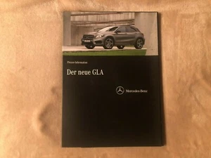 RAR VIP Pressemappe Presskit brochure Prospekt Mercedes GLA 8/2013 no GLA45 AMG - Picture 1 of 2