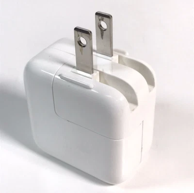 Apple A1357 10 Watt IPAD Caricabatterie 5.1V 2.1A USB Potenza Adattatore, Bianco - Immagine 1 di 4