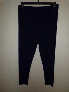 Boden Ankle Slim Leg Pants Leggings Size 14 Pull On Navy Blue Viscose Spandex - Picture 1 of 7