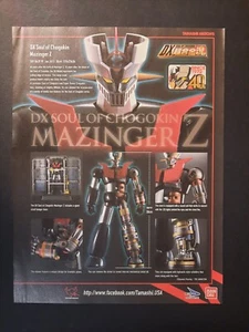 DX SOUL OF CHOGOKIN MAZINGER Z Action Figure ~ Magazine PRINT AD  - Picture 1 of 1
