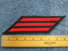 US NAVY Military Patch Red Stripes on Blue  Vintage MilitaryPatch(I)75
