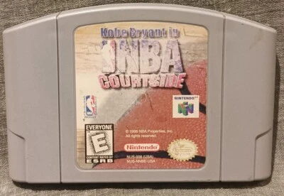Authentic -Kobe Bryant in NBA Courtside - Nintendo 64 / N 64 - USA - Image 1 of 4